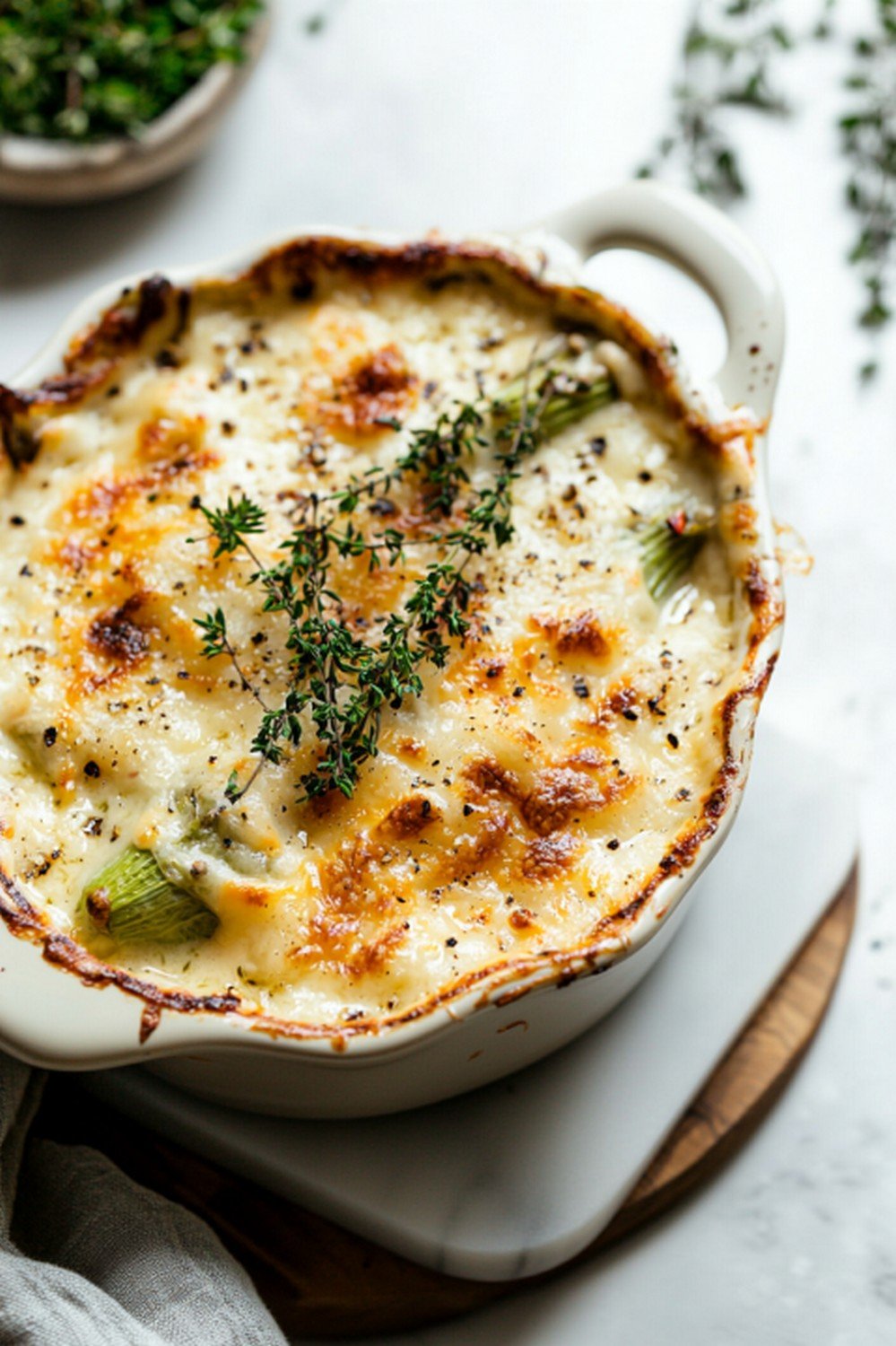  Plat endives au jambon gratiné, béchamel dorée